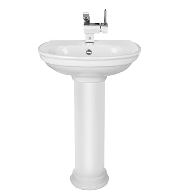 کاسه روشویی پایه دار مروارید مدل دیانا 55