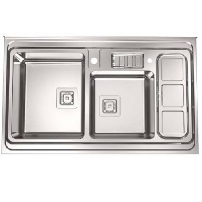 سینک استیل البرز مدل 853 روکار