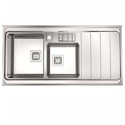 سینک استیل البرز مدل 856 روکار