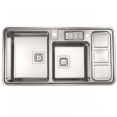 سینک استیل البرز مدل 853 توکار