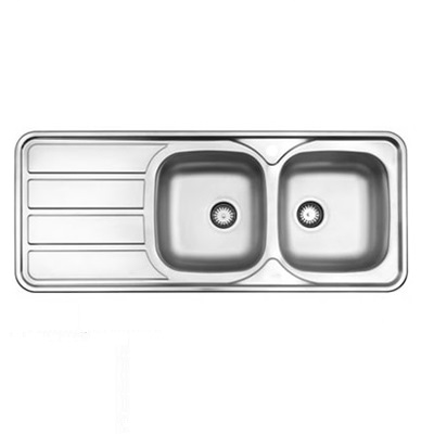 سینک نیمه فانتزی استیل البرز مدل 218  توکار