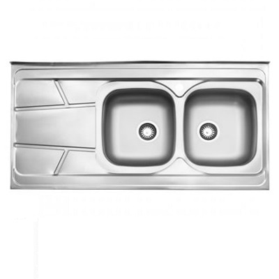 سینک نیمه فانتزی استیل البرز مدل 217 روکار