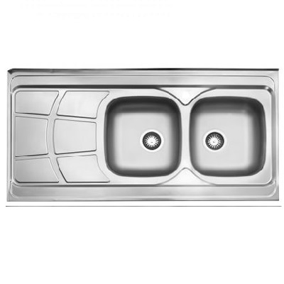 سینک نیمه فانتزی استیل البرز مدل 219 روکار