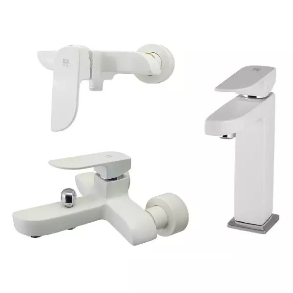 ست شیرآلات kwc مدل مایا سفید