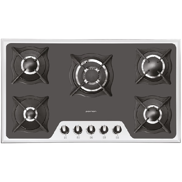 اجاق گاز صفحه ای شیشه ای پرنیان استیل مدل PB 5214