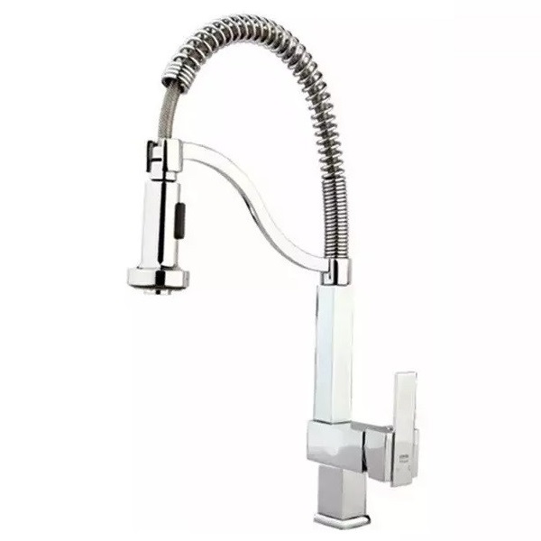 شیر ظرفشویی فنری راسان مدل باران فلت