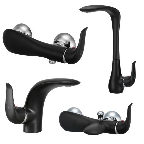 ست 4 تکه شیر آلات کاویان مدل کارن