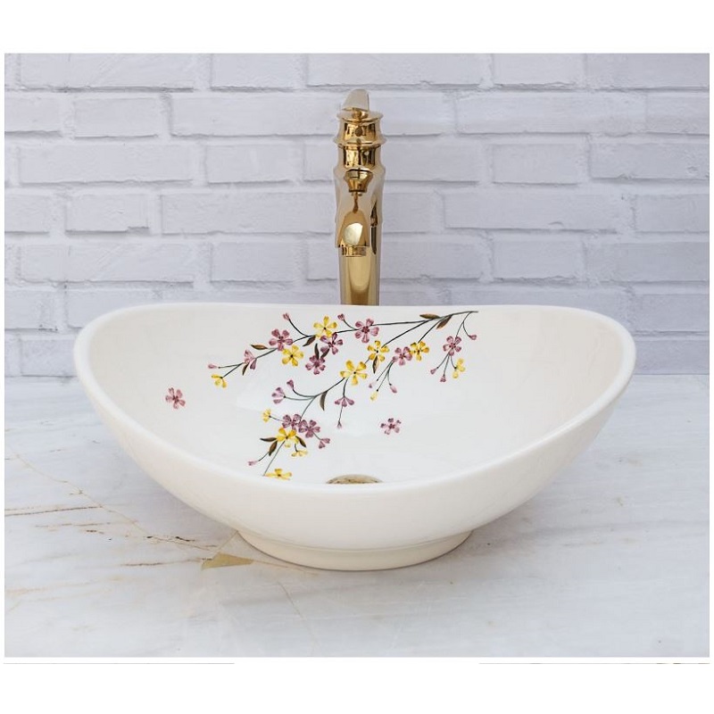 کاسه روشویی طرحدار سنتی مدل N382445