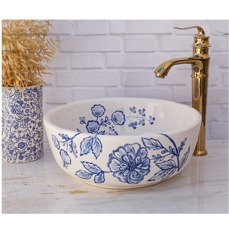 کاسه روشویی طرحدار سنتی مدل N382428