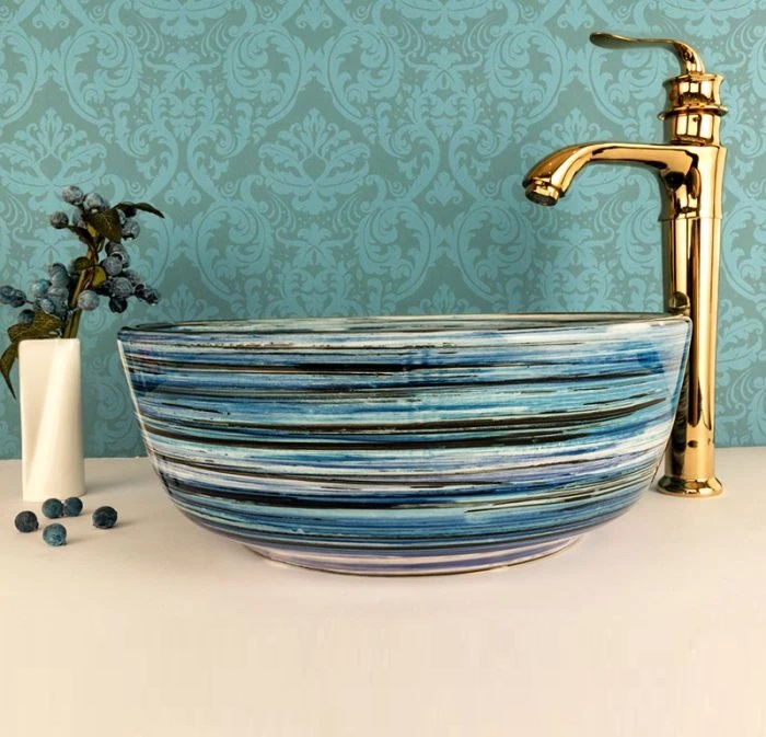 کاسه روشویی طرحدار سنتی مدل N382407