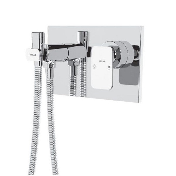 شیر توالت توکار کلار مدل نیو فلت