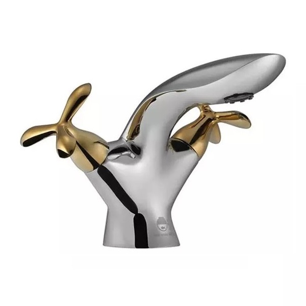 شیر روشویی درخشان مدل آنتیک