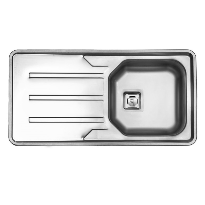 سینک استیل البرز مدل 180 توکار