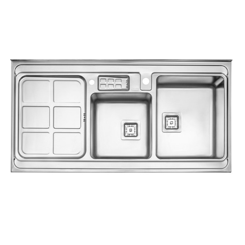 سینک استیل البرز مدل 855 روکار