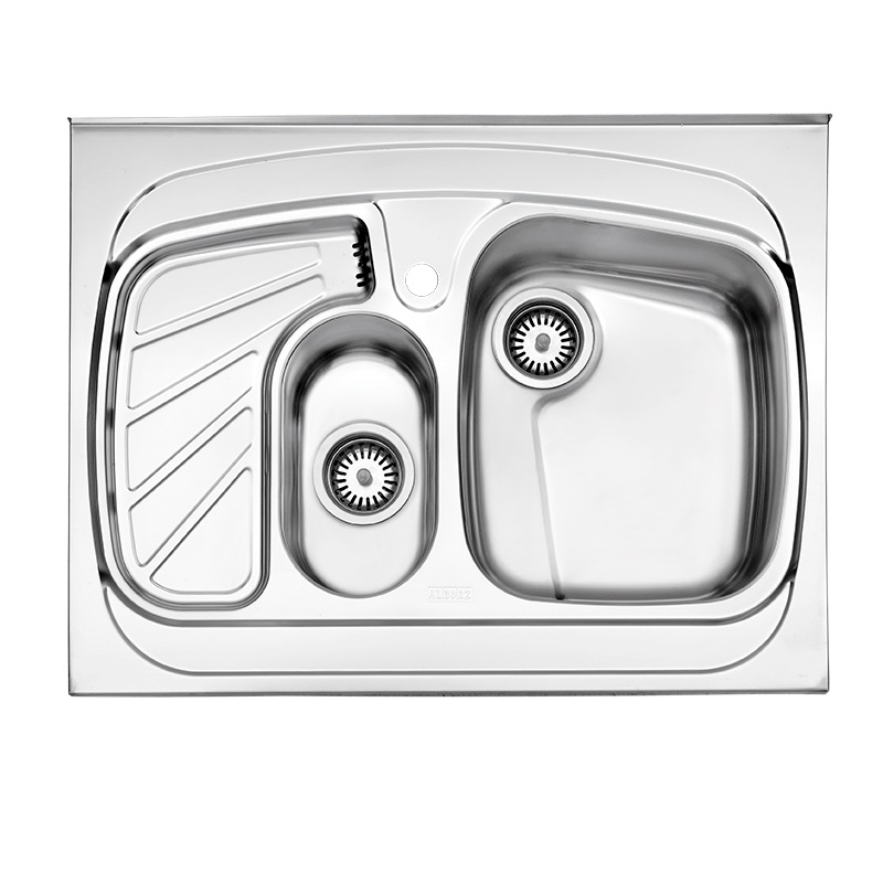 سینک استیل البرز مدل 608 روکار