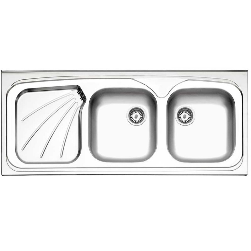 سینک استیل البرز مدل 270 روکار 50 سانتی متری