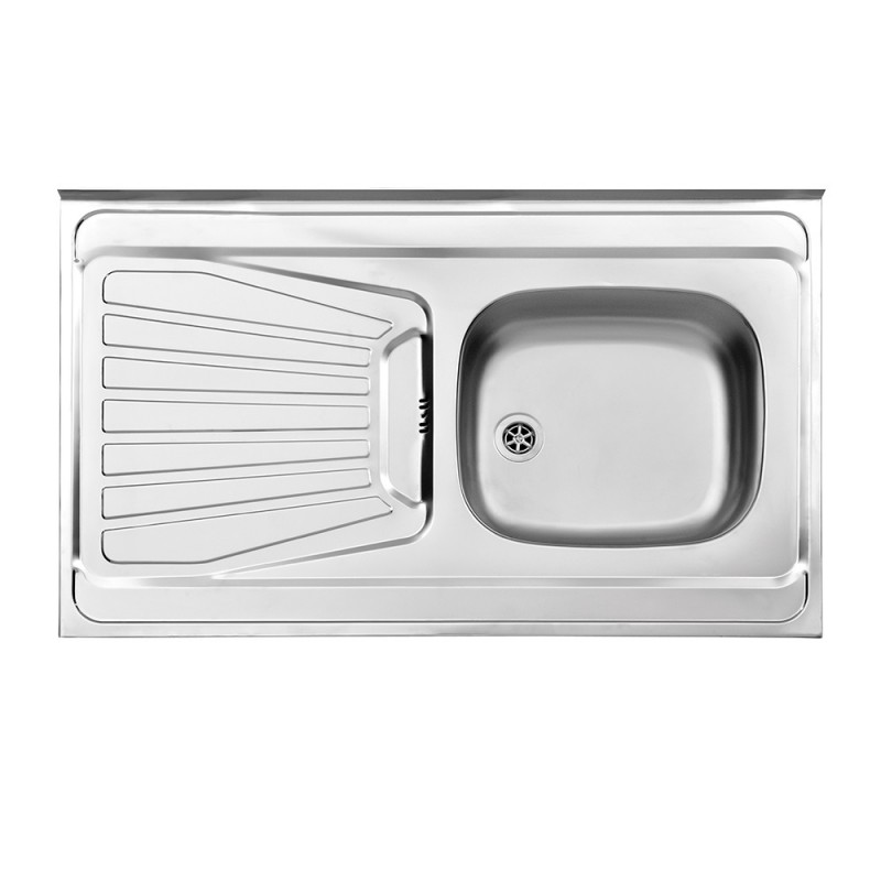 سینک استیل البرز مدل 165 روکار