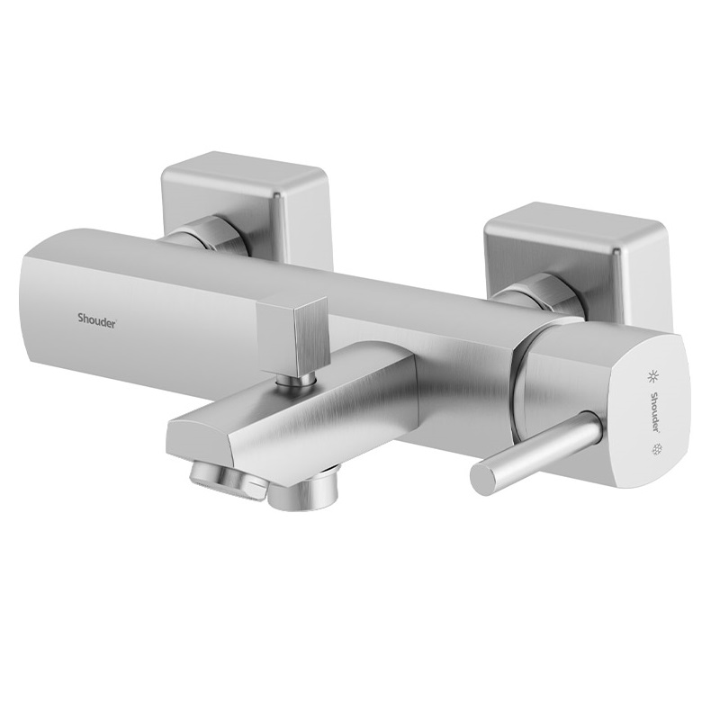 شیر دوش شودر مدل یونیک کروم مات