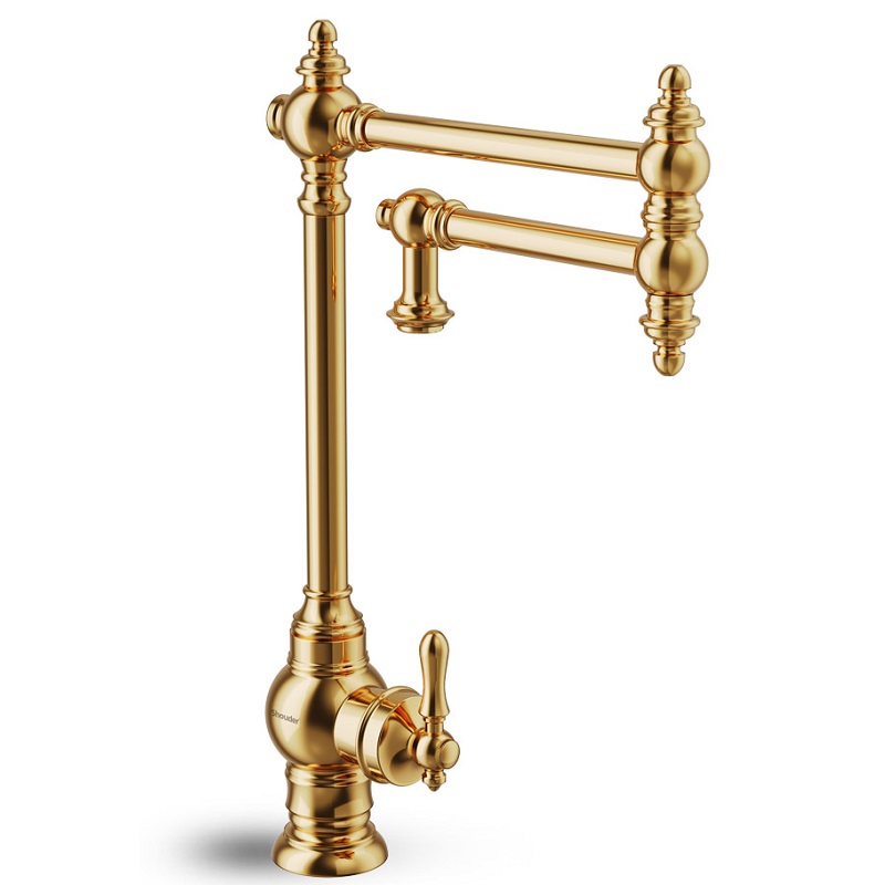 شیر مفصلی ظرفشویی شودر مدل بیزانس