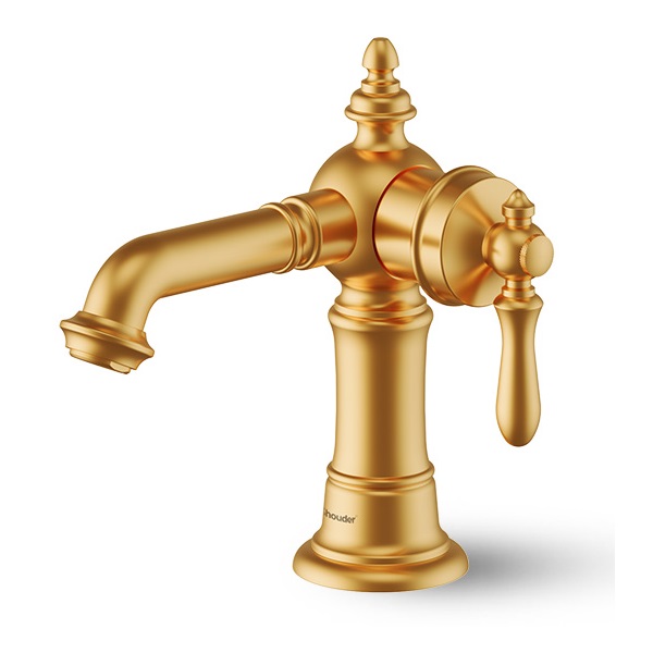 شیر روشویی شودر مدل بیزانس طلا