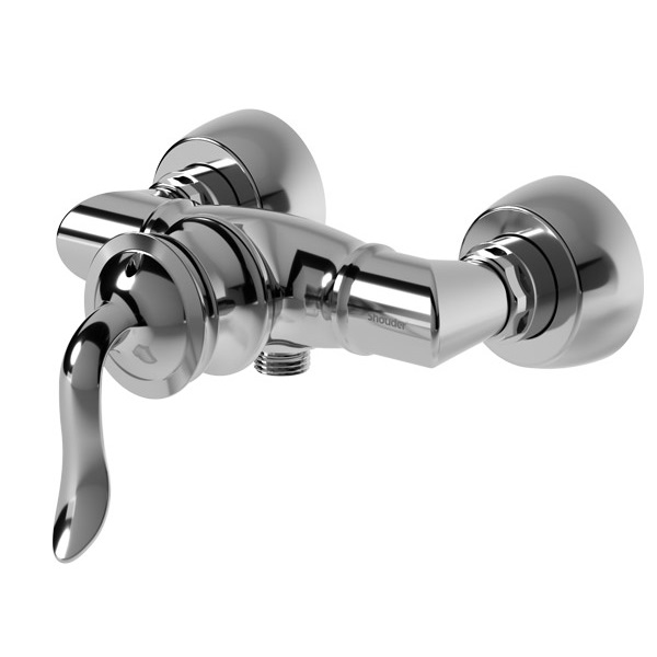 شیر توالت شودر مدل لوکا کروم