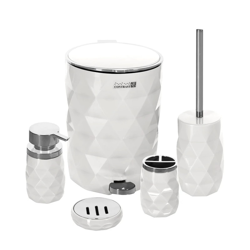 ست 5 پارچه سرویس بهداشتی کنتراست مدل آناناس 5900 CR