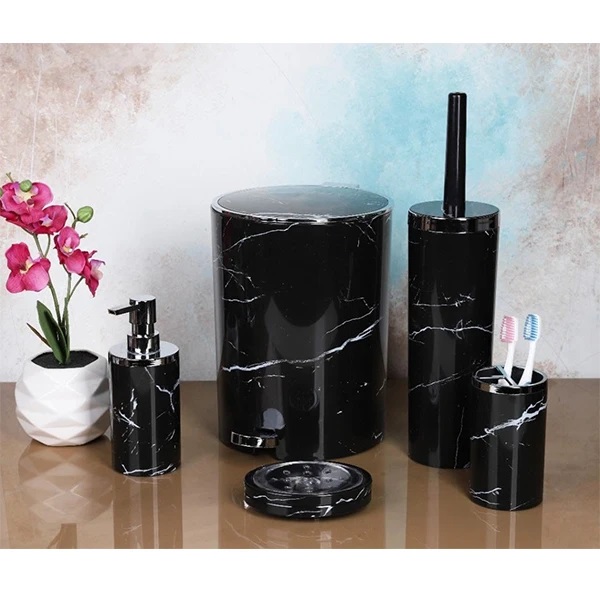 ست 5 پارچه سرویس بهداشتی کنتراست مدل ماربل 4900