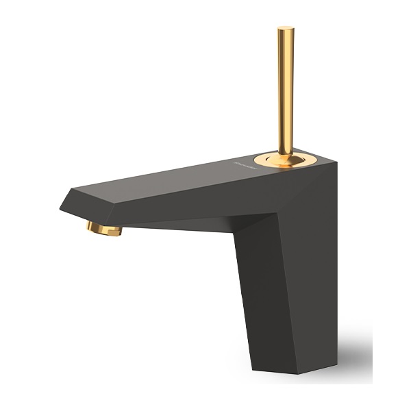 شیر روشویی شودر مدل تیفانی مشکی طلا