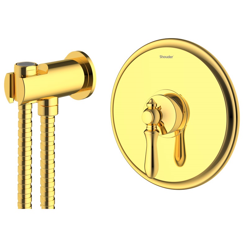 شیر توالت توکار شودر مدل زیگموند  طلا