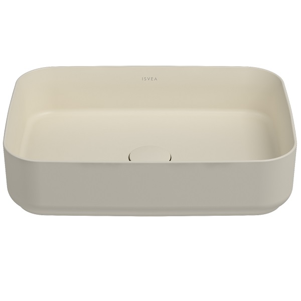 کاسه روشویی  ISVEA مدل INFINITY کرم کد 10NF65050‐2K