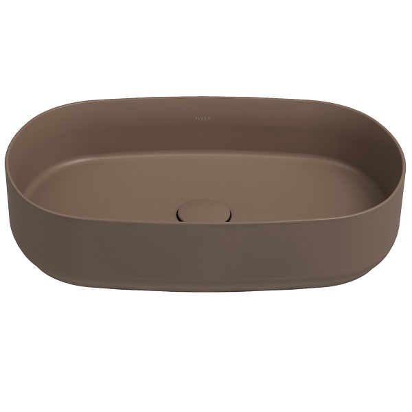 کاسه روشویی  ISVEA مدل INFINITY قهوه ای کد 10NF65055‐2H
