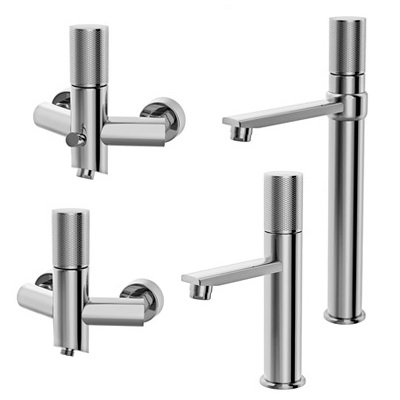 ست 4 تکه شیرآلات کسری مدل کراون