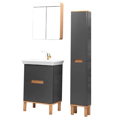 روشویی کابینتی بومرنگ مدل لوسیا پایه دار