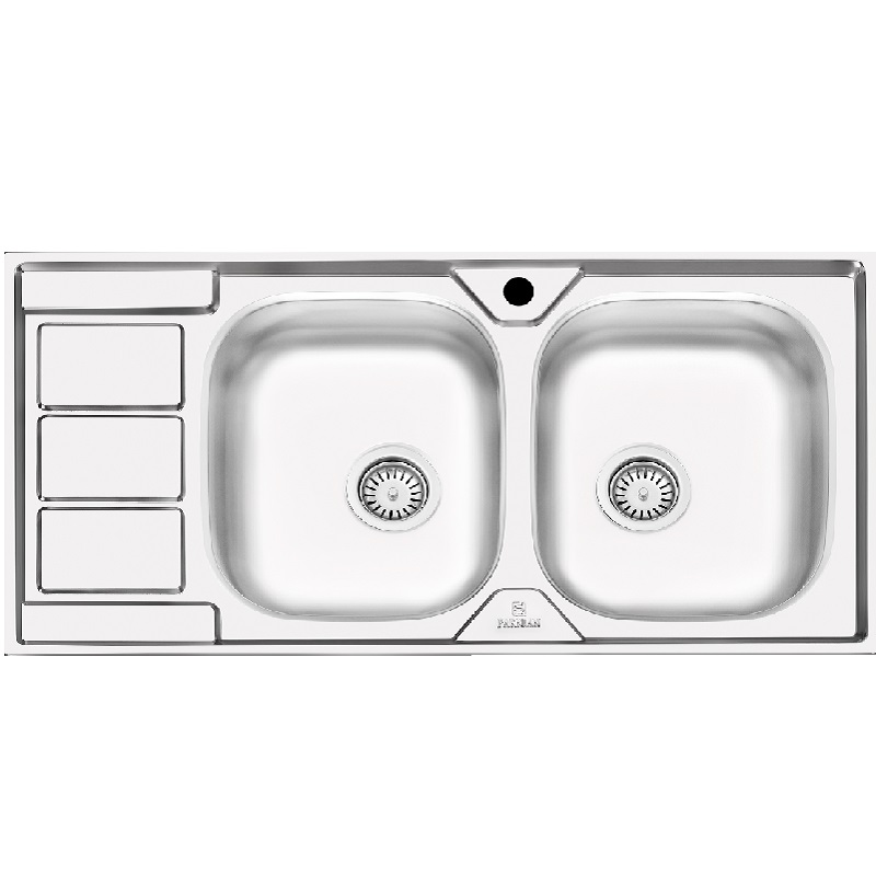 سینک نیمه فانتزی توکار پرنیان استیل مدل PS 2211