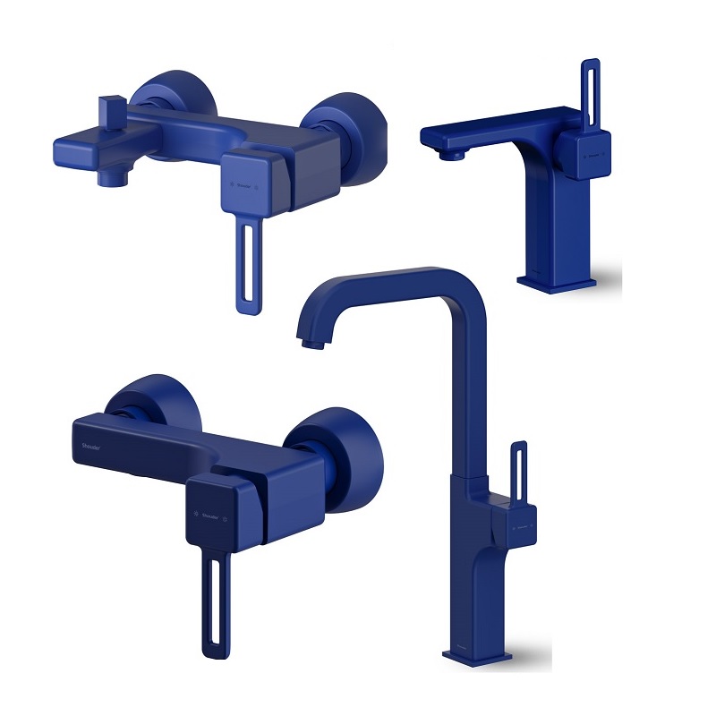 ست شیرآلات شودر مدل میشل سرمه ای