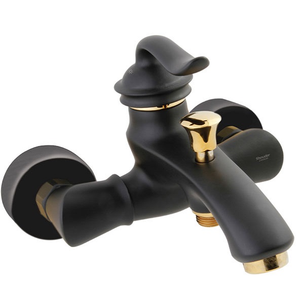 شیر دوش شودر مدل لوکا مشکی طلا