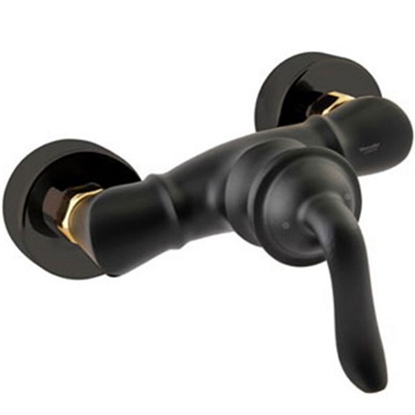 شیر توالت شودر مدل لوکا مشکی طلا