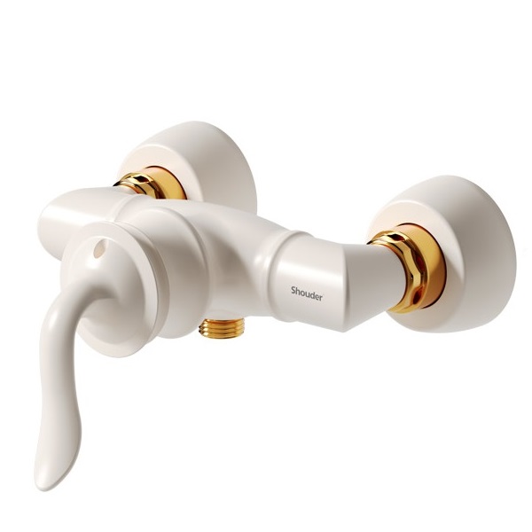 شیر توالت شودر مدل لوکا شیری طلا