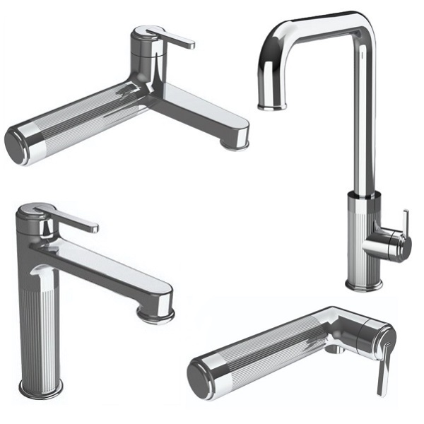 ست 4 تکه شیرآلات راسان مدل رزالین