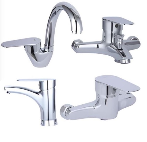 ست 4 تکه شیرآلات راسان مدل لونا