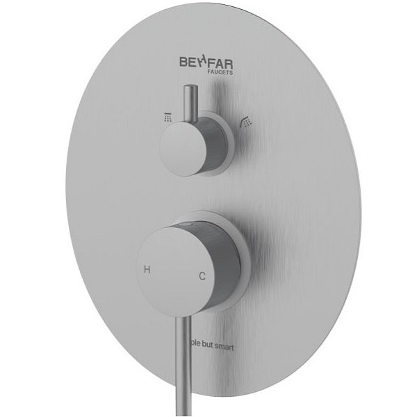 شیر حمام تیپ 3 توکار بهفر مدل آیباکس پلیت D