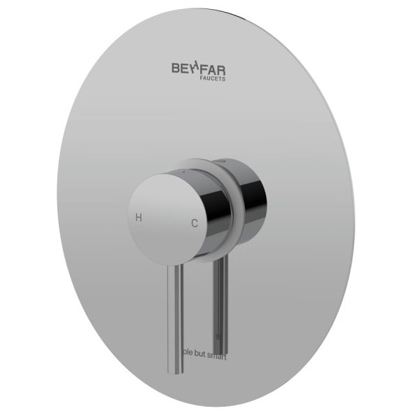 شیر توالت توکار بهفر مدل آیباکس پلیت D