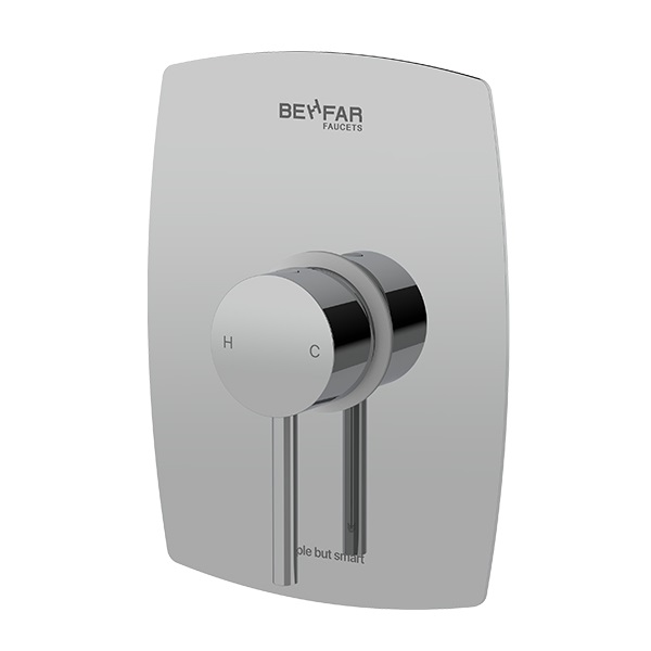 شیر توالت توکار بهفر مدل آیباکس پلیت B