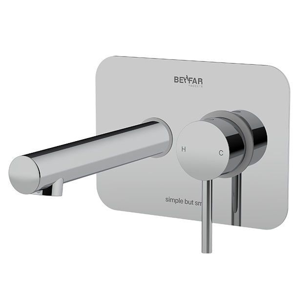 شیر روشویی توکار بهفر مدل آیباکس پلیت A