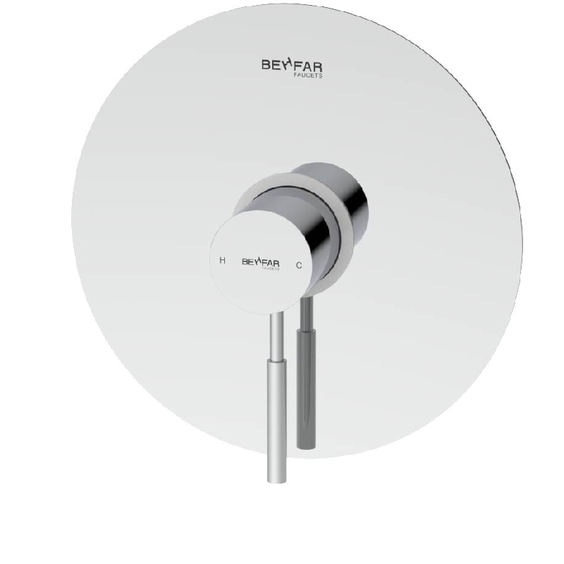 شیر توالت توکار بهفر  پلیت C مدل زینو