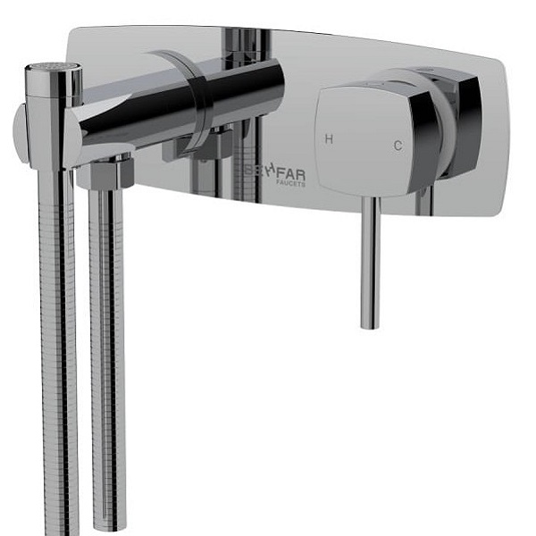 شیر توالت براکت توکار بهفر مدل کامو