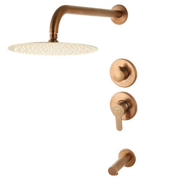 متعلقات شیر حمام کلاس 2 توکار ویوات راسان مدل تنسو