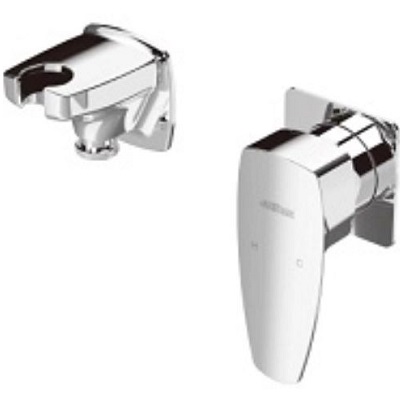 شیر توالت توکار با رابط شلنگ و هلدر جاستایم (Justime) مدل پن2 Pan Il کد 6779