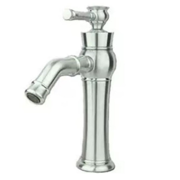 شیر روشویی راسان مدل الیزه کروم مات