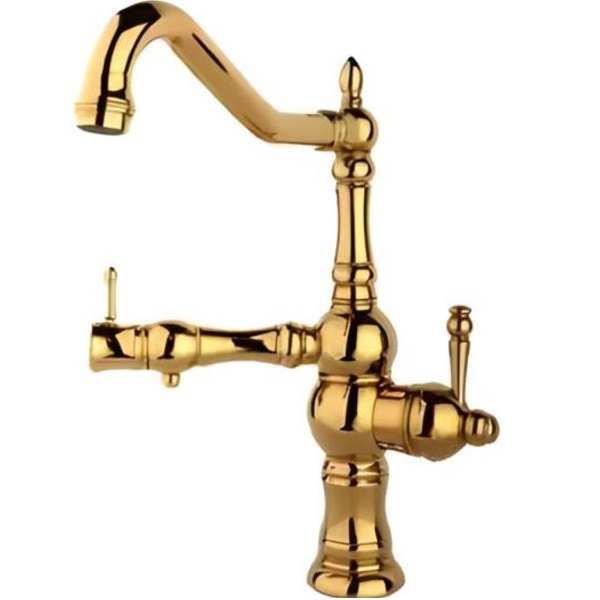 شیر ظرفشویی دو منظوره راسان مدل لیزا طلایی